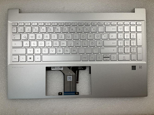 HP 15-EH 15-EG M78920-041 M76638-041 Germany German GR Keyboard Palmrest NEW