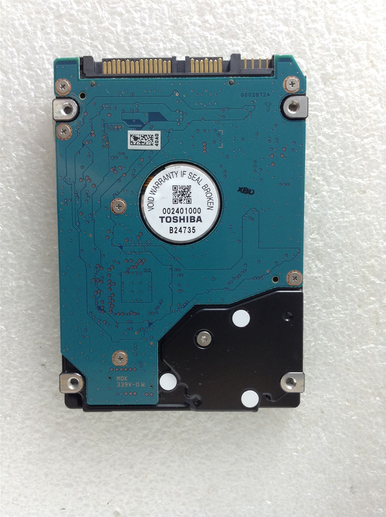 Hard Disk Drive HDD spares parts FAULTY TOSHIBA 500GB MK5061GSY HDD2F52 UL01