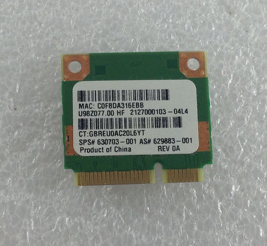 HP Compaq Presario CQ56 206SA Wifi Wi-Fi WLAN Wireless Card Mini PCI-E RT5390