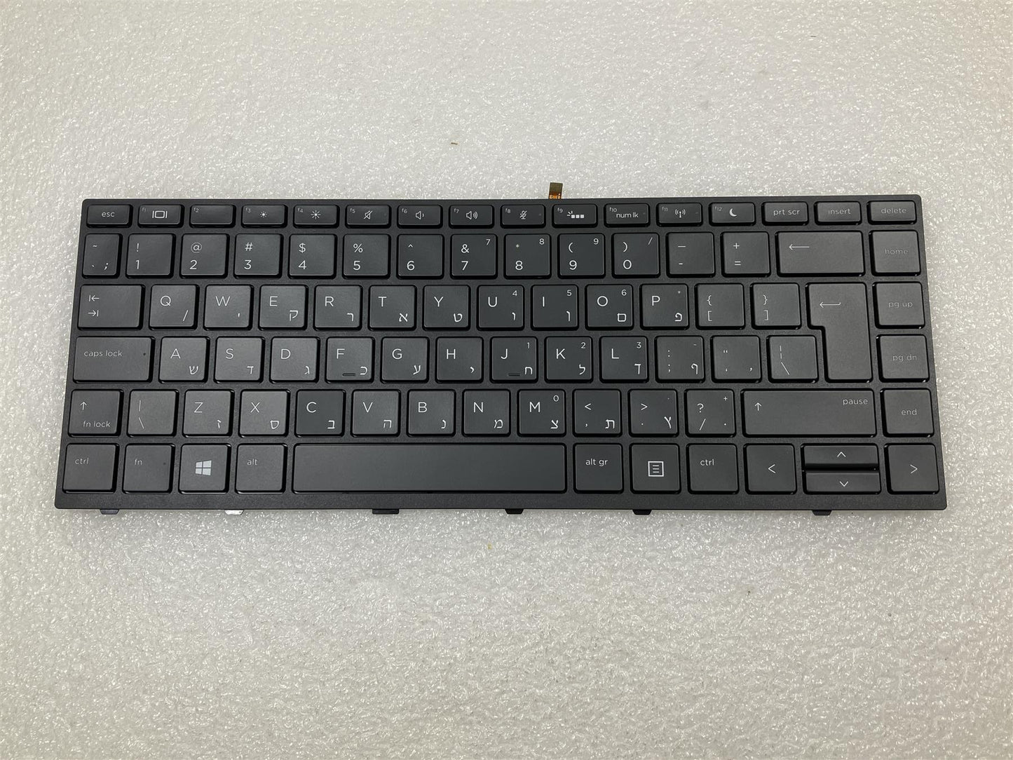 For HP MT21 MT31 ProBook 430 G5 L01071-BB1 Israel Hebrew Backlight Keyboard NEW