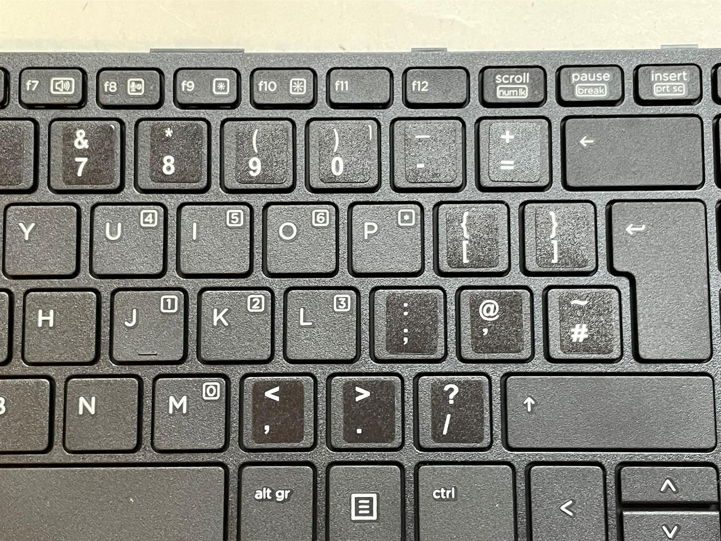 HP ProBook 640 645 G1 738687-031 English UK Keyboard Genuine STICKER NEW