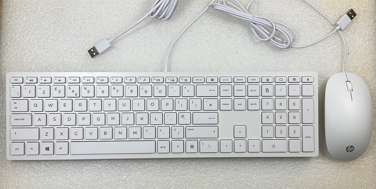 HP 928517-031 928510-031 UK English USB Wired Keyboard Mouse TPC-C002M TPC-C003K