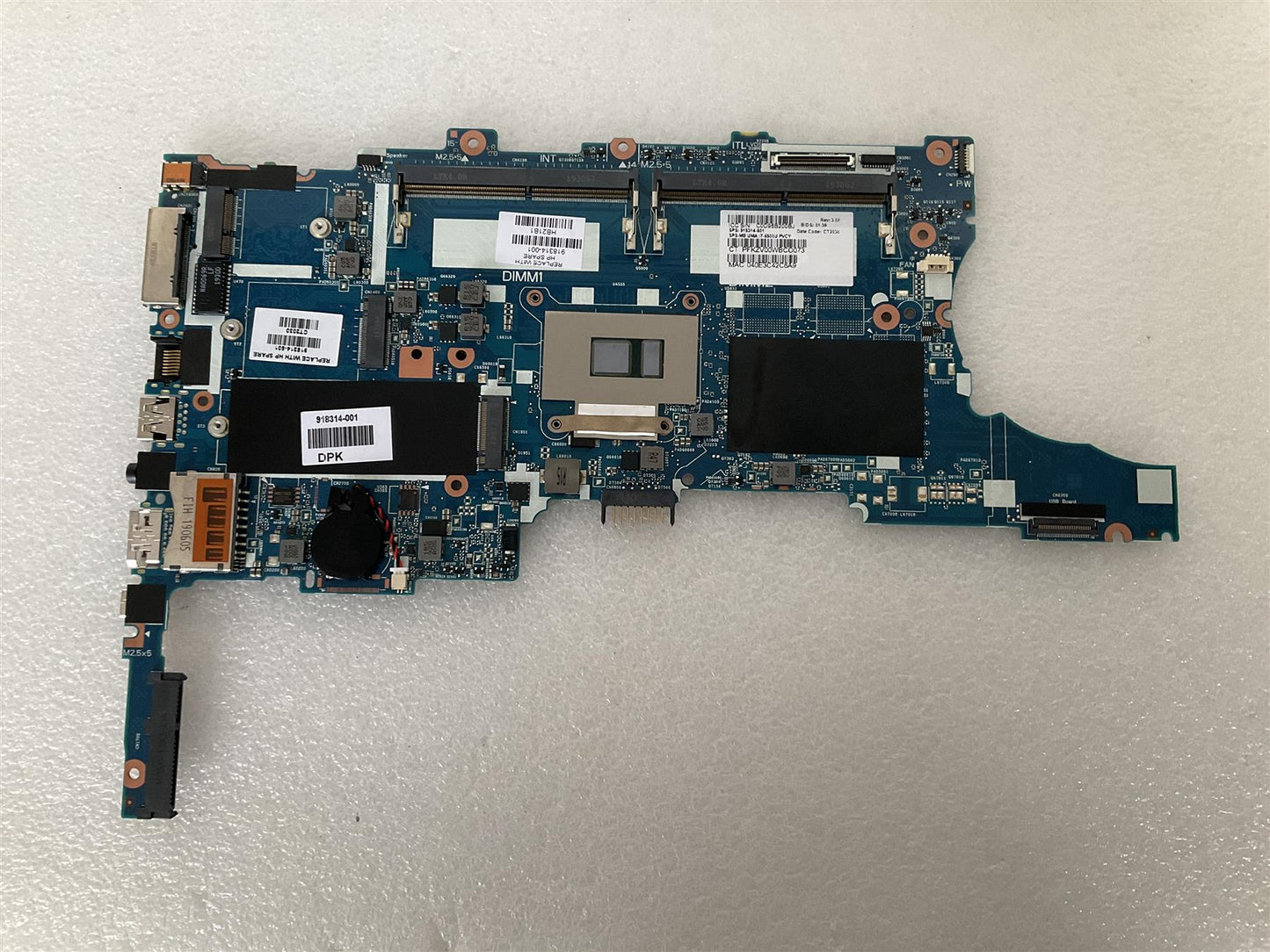 for HP EliteBook 840 850 G3 918314-001 601 Intel i7-6500U UMA Motherboard NEW
