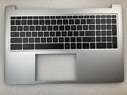 HP Chromebook 15A-NA N28067-B31 N24689-B31 US International Keyboard Palmrest