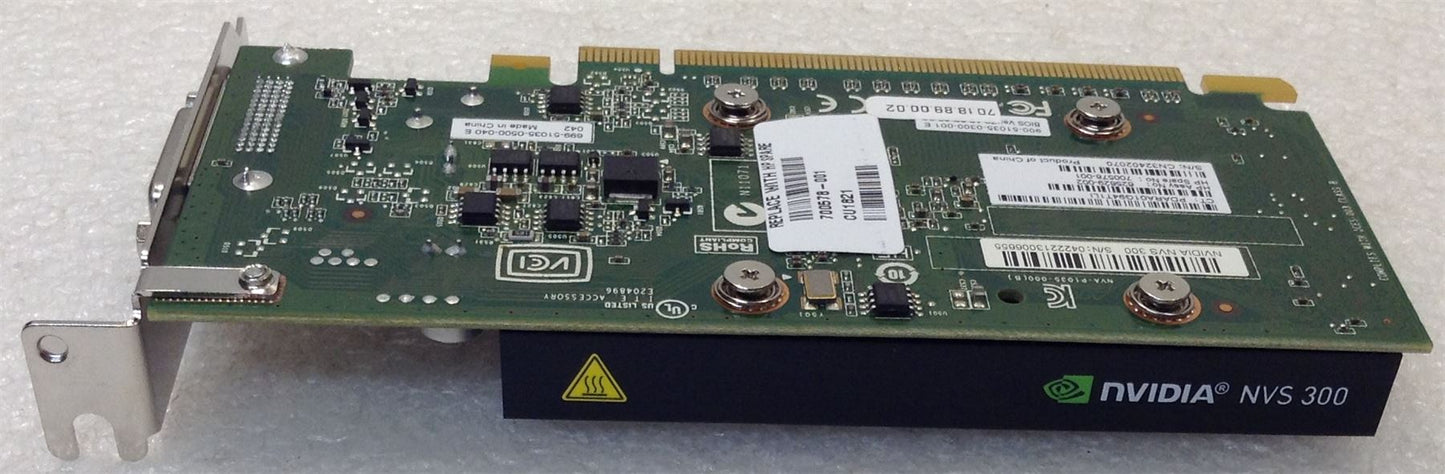 HP Z820 Z620 Z420 625629-002 700578-001 NVIDIA Quadro NVS 300 Graphics Card GPU NEW