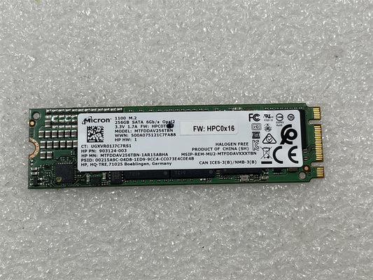 For HP L41033-001 Micron 1100 Solid State Drive SSD 256GB M.2 SATA MTFDDAV256TBN