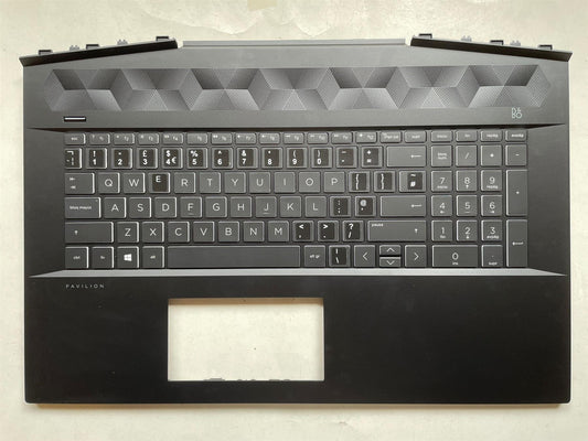 HP Pavilion 17-CD 17T-CD L61160-031 UK English Keyboard Palmrest With Stickers