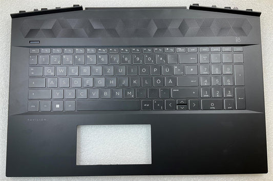 HP Pavilion Gaming 17-CD L61162-041 L58646-041 Germany German Keyboard Palmrest