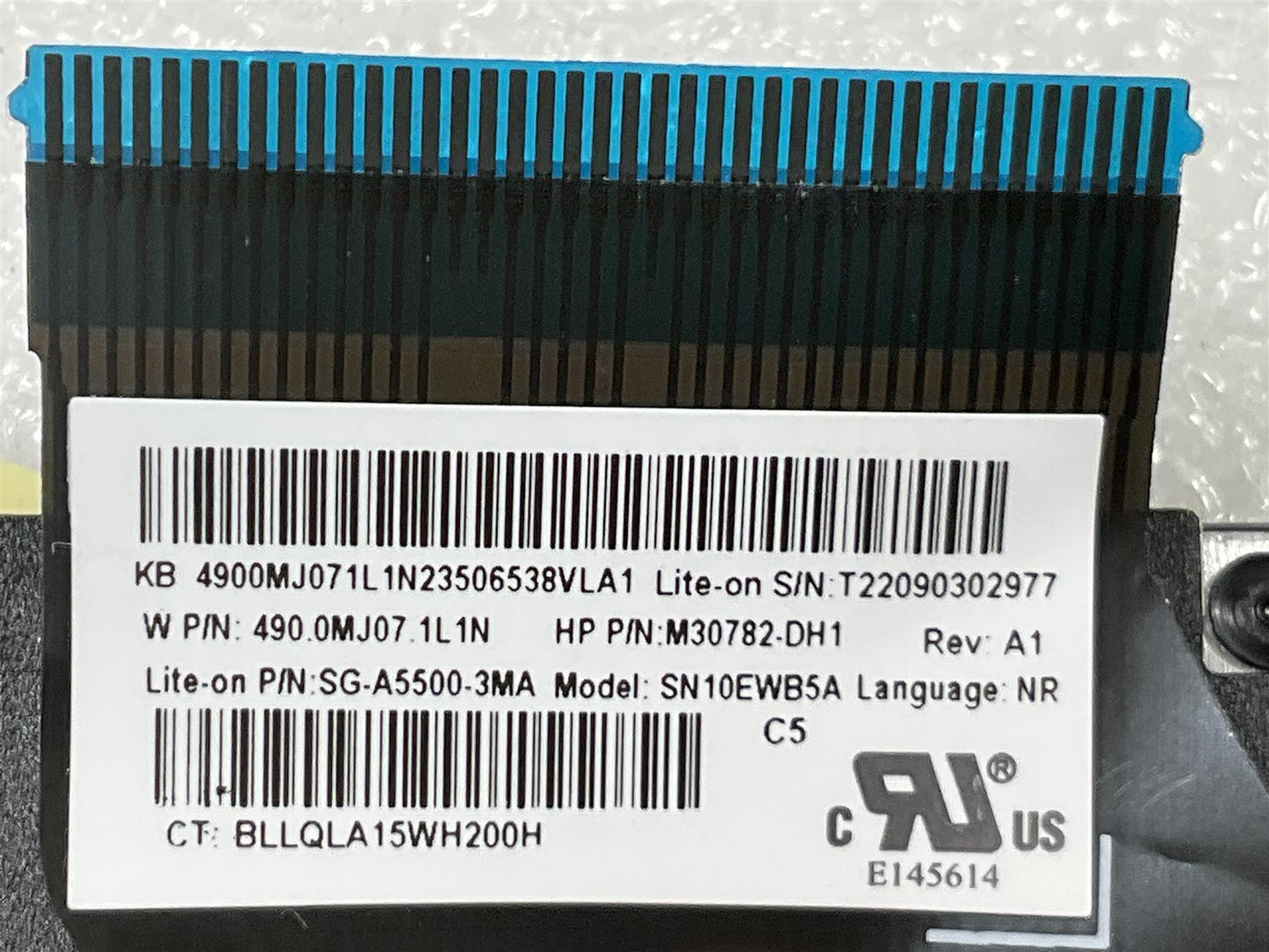 HP ENVY x360 Convert Convertable 15-EU0501sa 4J973EA 15-eu0005na 4J955EA 15-EU M50067-DH1 M45489-DH1 Danish Finnish Norwegian Keyboard Palmrest