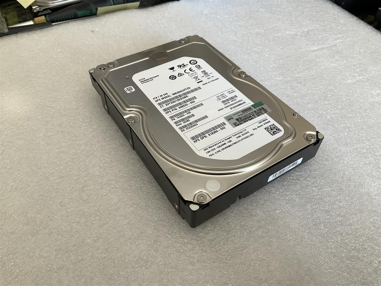 HP 846523-002 MB2000JVYZN Seagate ST2000NM0045 HDD Hard Disk Drive 2TB SAS NEW