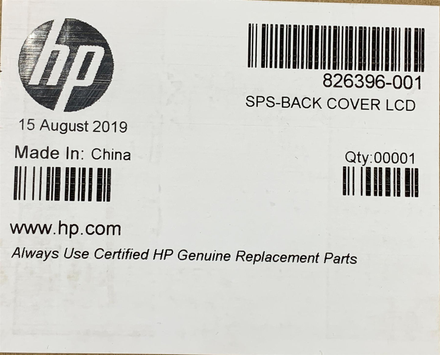 HP ProBook 440 445 G3 Notebook 826396-001 Screen Display Lid Top Back Cover NEW