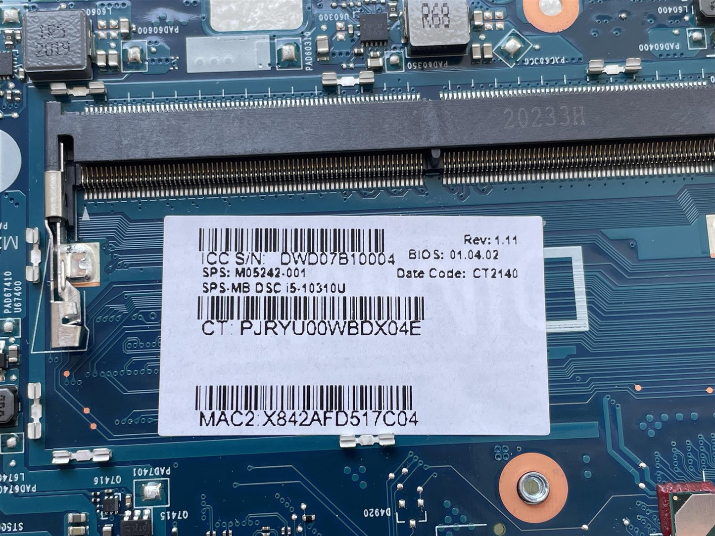 For HP EliteBook 850 G7 Motherboard M05242-001 Processor NEW - Sending M05243