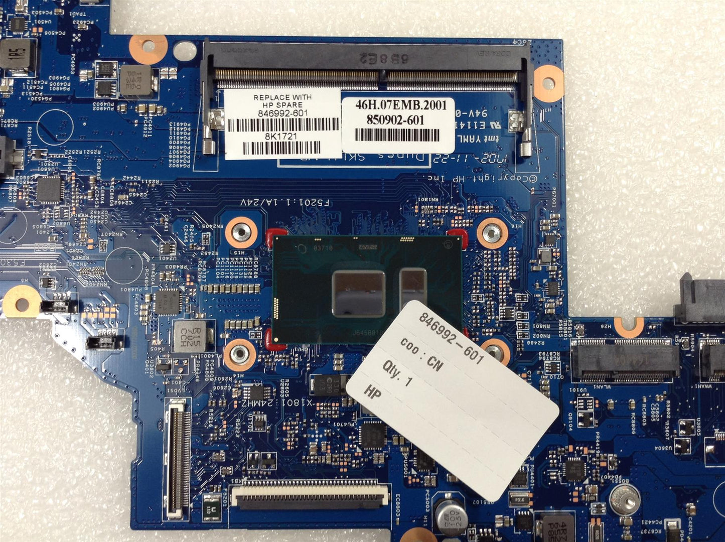 HP ProBook 11 G2 Education Edition 846992-601 846994 CEL 3855U With UMA Motherboard