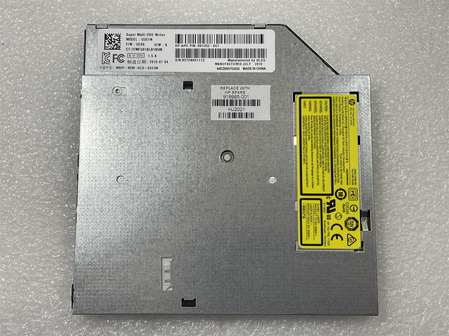 For HP 918985-001 801352-6C1 GUE1N DVD RW CD drive writer Burner Player Rom NEW