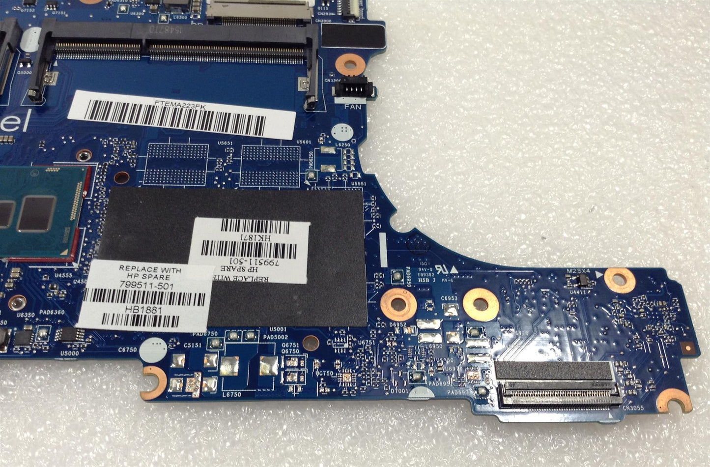 for HP Elitebook 750 G2 799511-601 799511-001 799511-501 i5-5300U With UMA Motherboard Mainboard Systemboard System Main Logic Mother Board