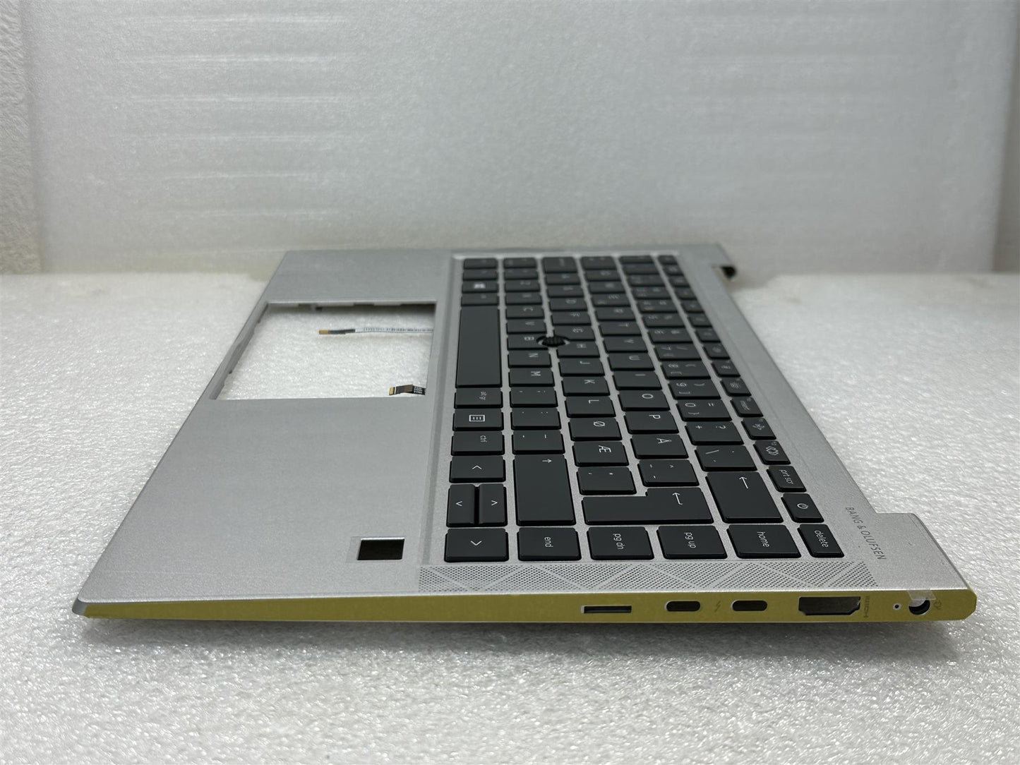 For HP EliteBook 840 Aero G8 M51617-091 Norwegian Palmrest Keyboard Top Cover