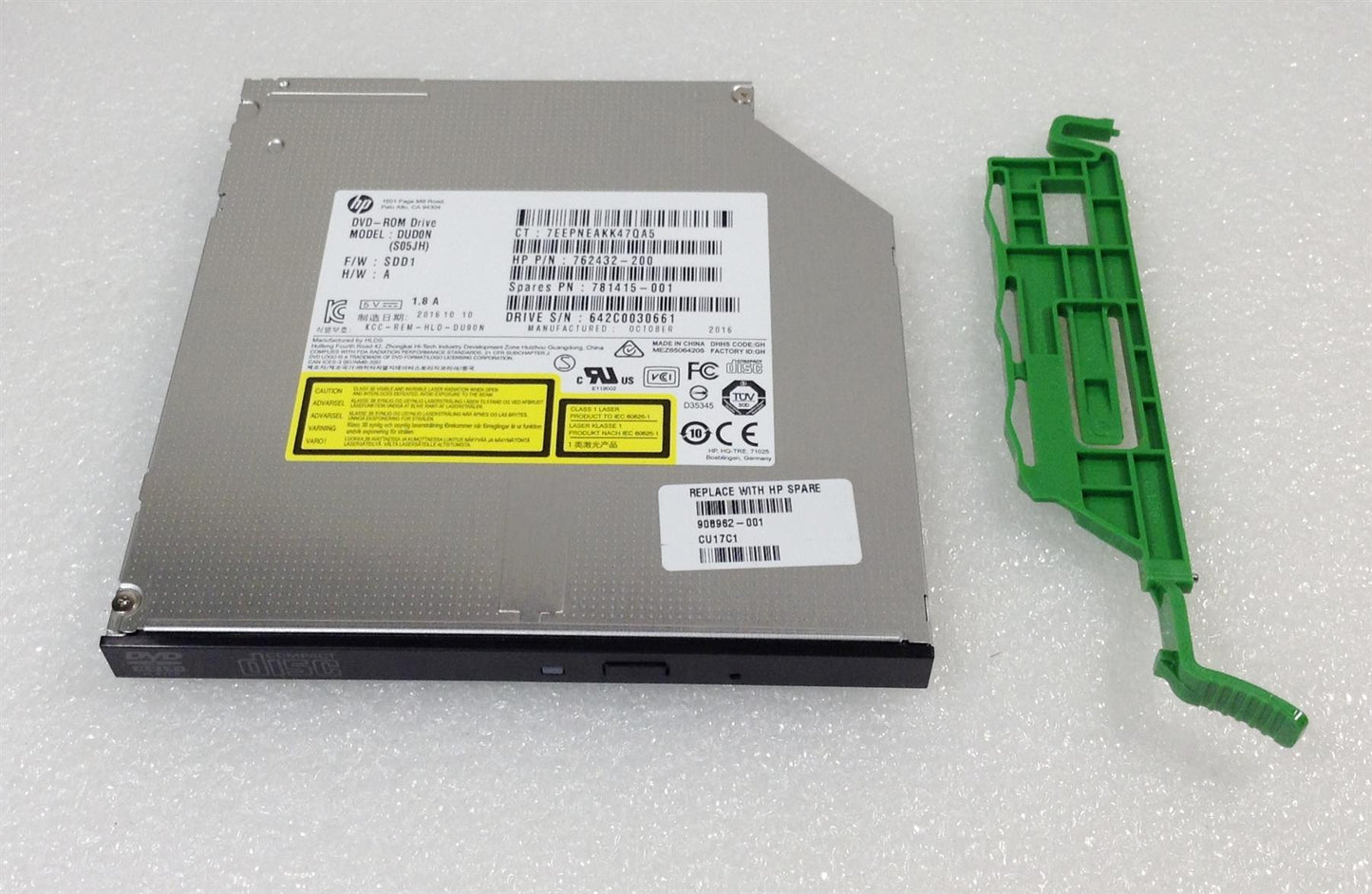 Hp 280 G2 908962-001 DVD ROM Drive ODD Optical Optic Disc Disk drive 9.5 Slim Genuine Original NEW