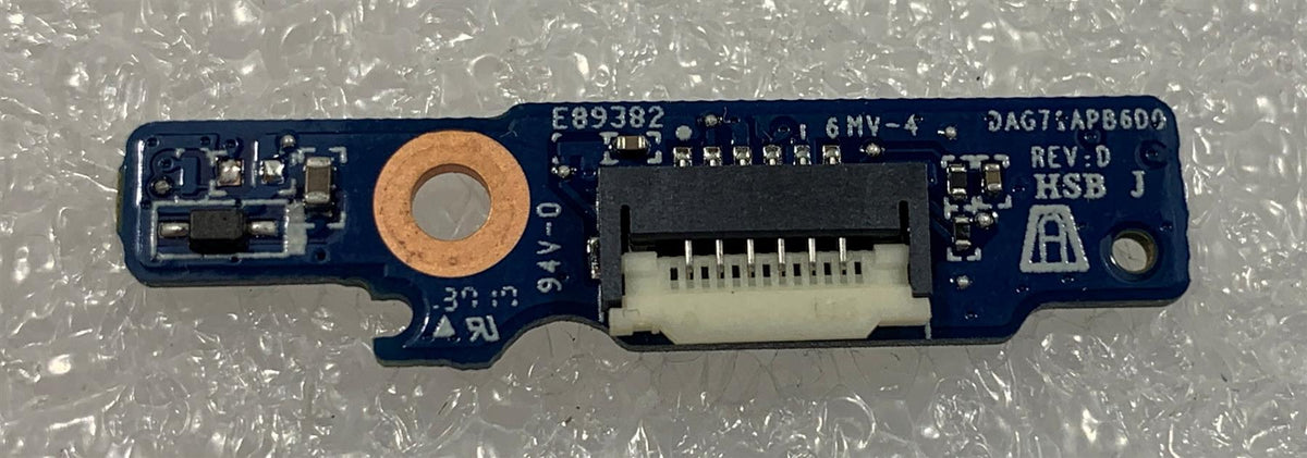 HP Pavilion Laptop 14-BK152SA DAG71APB600 Power Button PCB Board Genuine