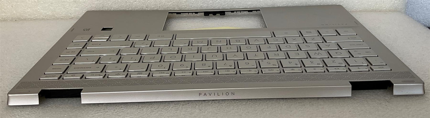 HP Pavilion x360 14-DW M01291-B31 L96523-B31 US English Keyboard Palmrest International European (also for Compatible L85714-B31 L85714-001 L85714-031 )