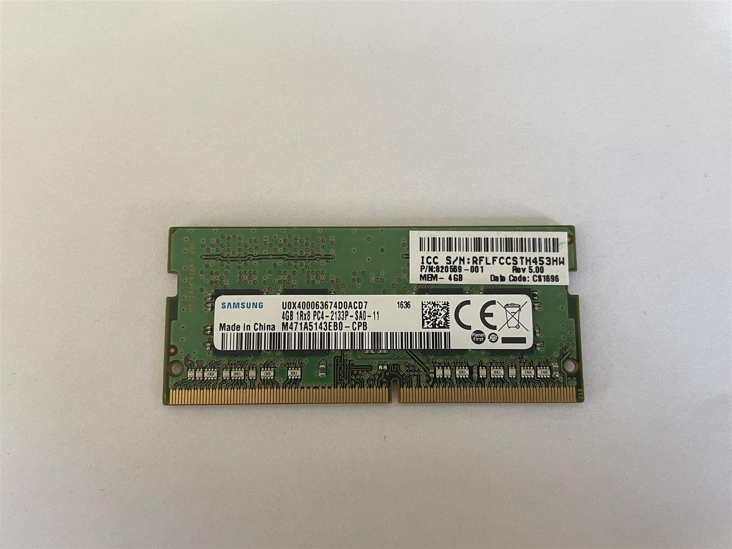 Samsung M471A5143EB0-CPB 4GB 1Rx8 PC4 - 2133P DDR4 Ram Memory Genuine NEW