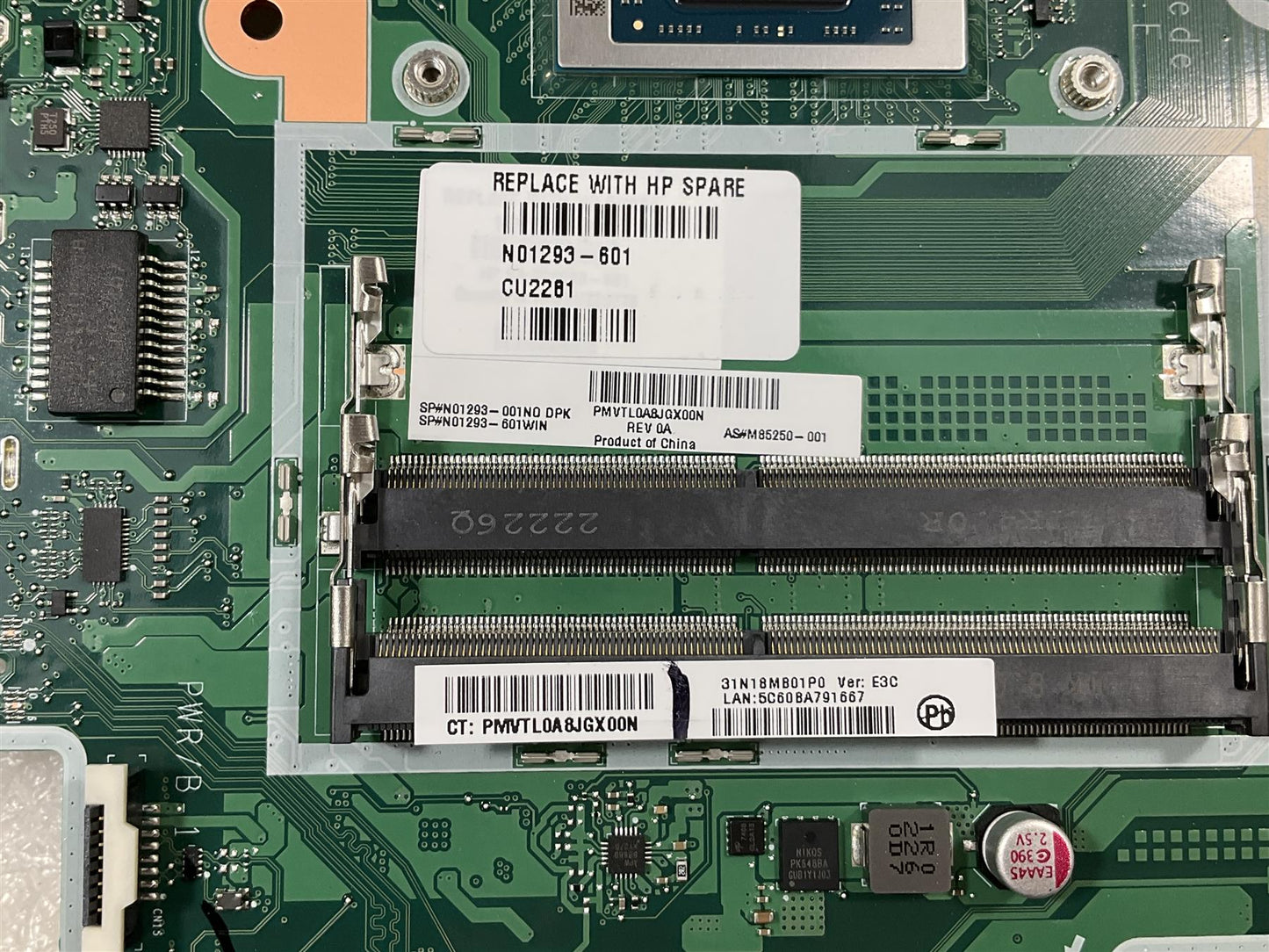 HP 205 G8 24-CB 27-CB N01293-601 M85250-001 AMD Ryzen 3 5425U 15W Motherboard