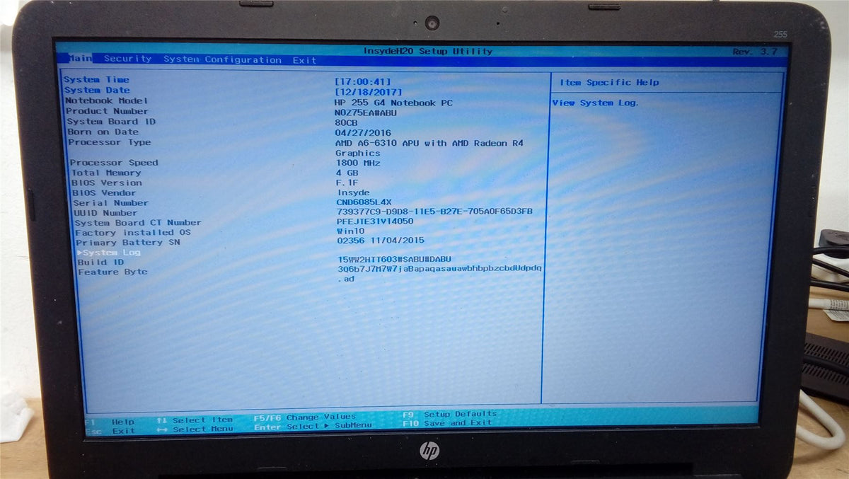 HP 255 G4 N0Z75EA ABU 15.6" inch LED Display Screen GENUINE LTN156AT39-301 30 P