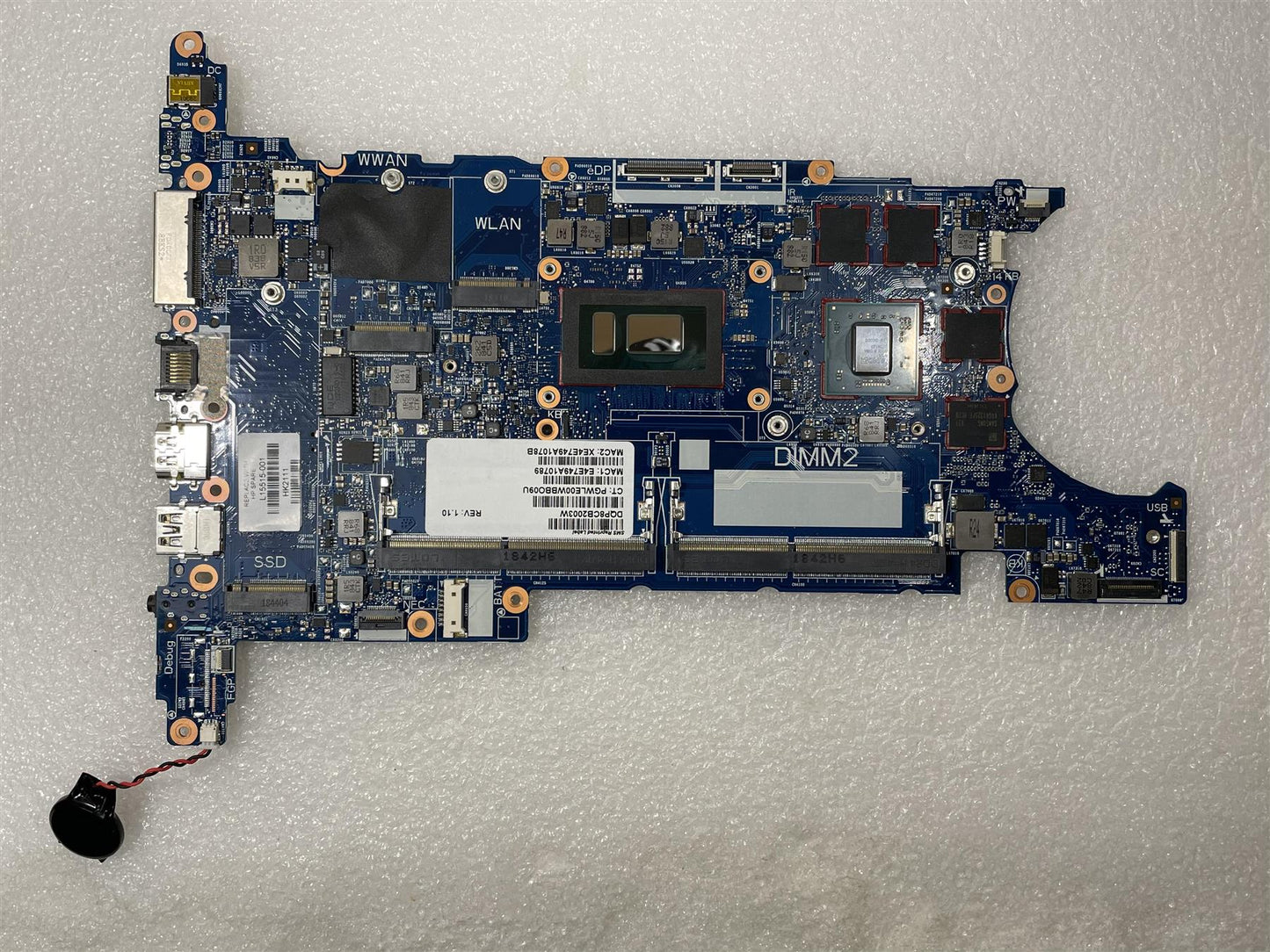 For HP EliteBook 14U 15U 840 850 G5 Motherboard L15515-001 Intel i5-8250U DSC