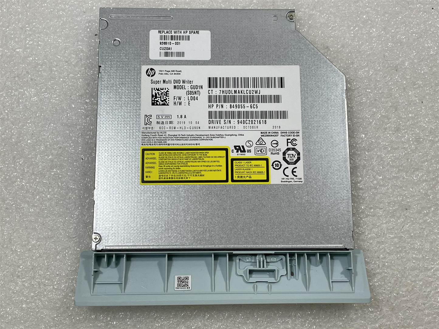 For HP 936510-001 849055-6C5 GUD1N DVD RW CD Drive Writer Burner Player Rom NEW