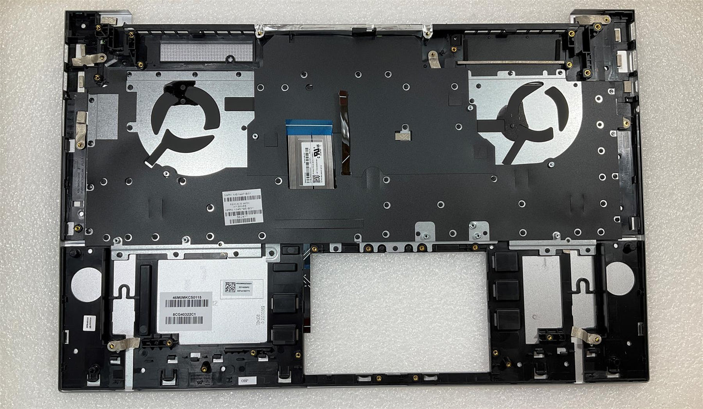 HP ENVY 17-CH 17-CK M51927-B31 M45795-B31 US int. English International also named dutch Keyboard Palmrest NEW