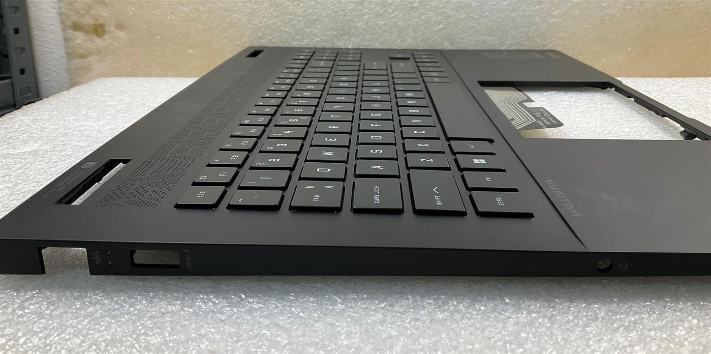 HP Omen 16-W 16T-W N50593-B31 N45346-B31 US int. English International also named dutch Keyboard Palmrest NEW