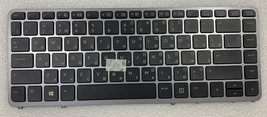 HP EliteBook 740 840 G2 Notebook 776475-251 Russia Russian Backlight Keyboard