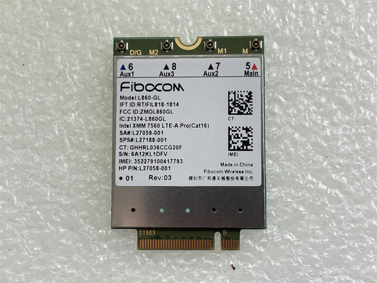 HP L27188-005 L27059-001 Fibocom L860-GL 4G Module Wireless Wlan WIFI Card LTE-A