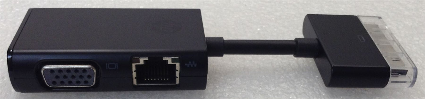 HP ELITEBOOK FOLIO 1040 G1 PCNB Dock Connector to Ethernet VGA Adapter 762738-002 797848-001 NEW