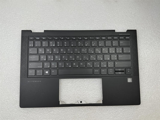 For HP Elite Dragonfly Max M45177-BD1 Ukrainian Ukraine Palmrest Keyboard NEW