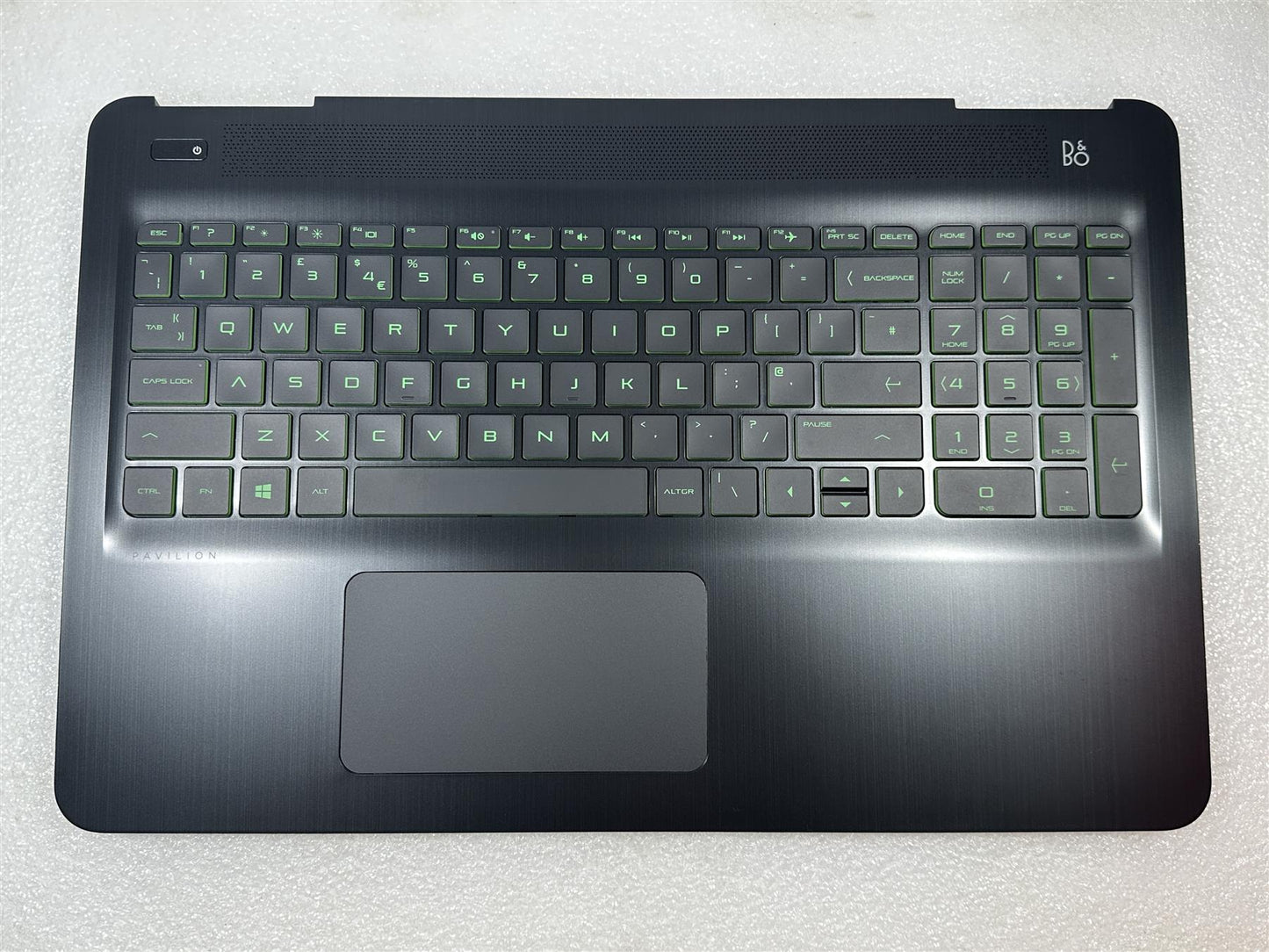 For HP Pavilion 15-BC 15T-BC L22937-031 UK English Palmrest Keyboard Top Cover