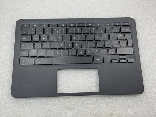 For HP Chromebook 11A L92334-031 UK English Palmrest Keyboard Top Cover NEW