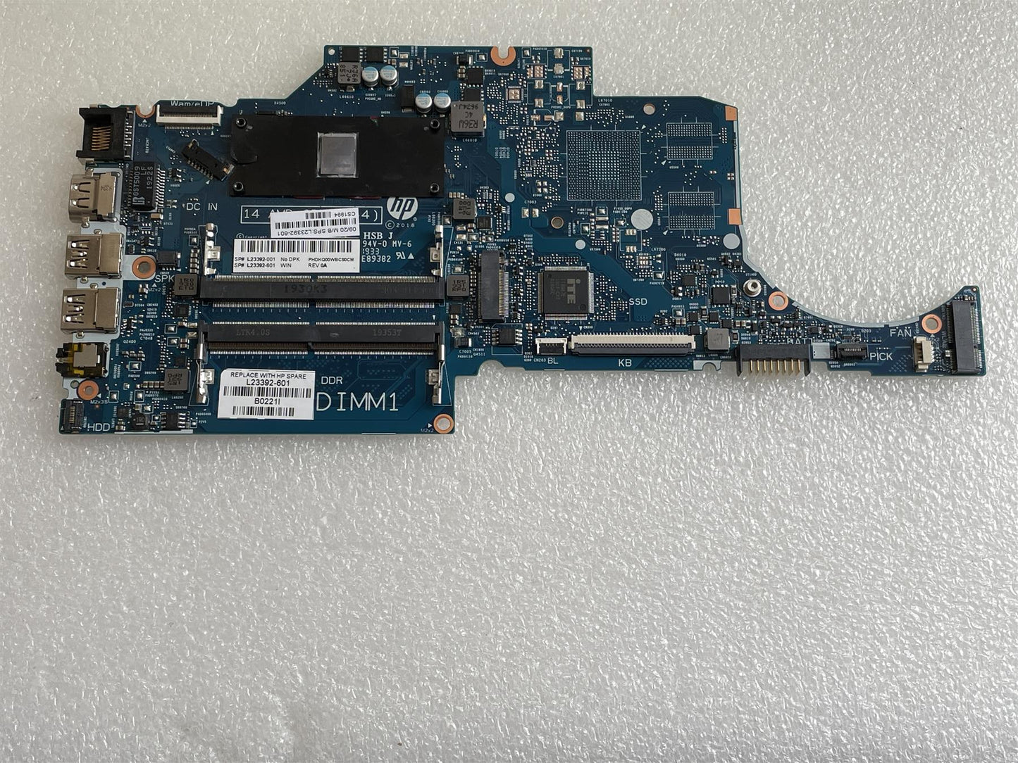 For HP Laptop 14-CM Motherboard L26581-601 L23392 AMD UMA A9-9425 Genuine New