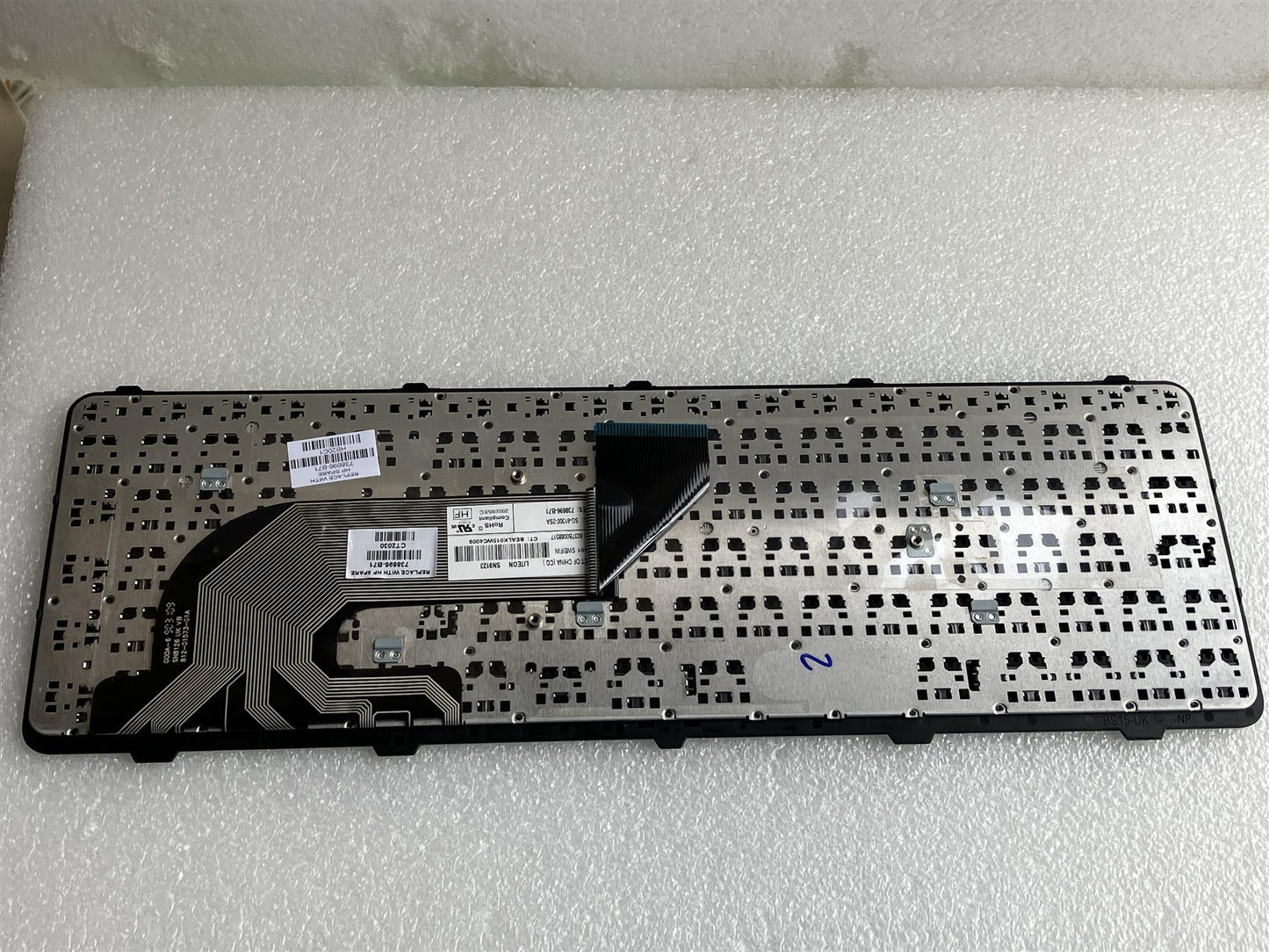 For HP PROBOOK 650 655 G1 738696-B71  Keyboard Sweden Finland Genuine NEW