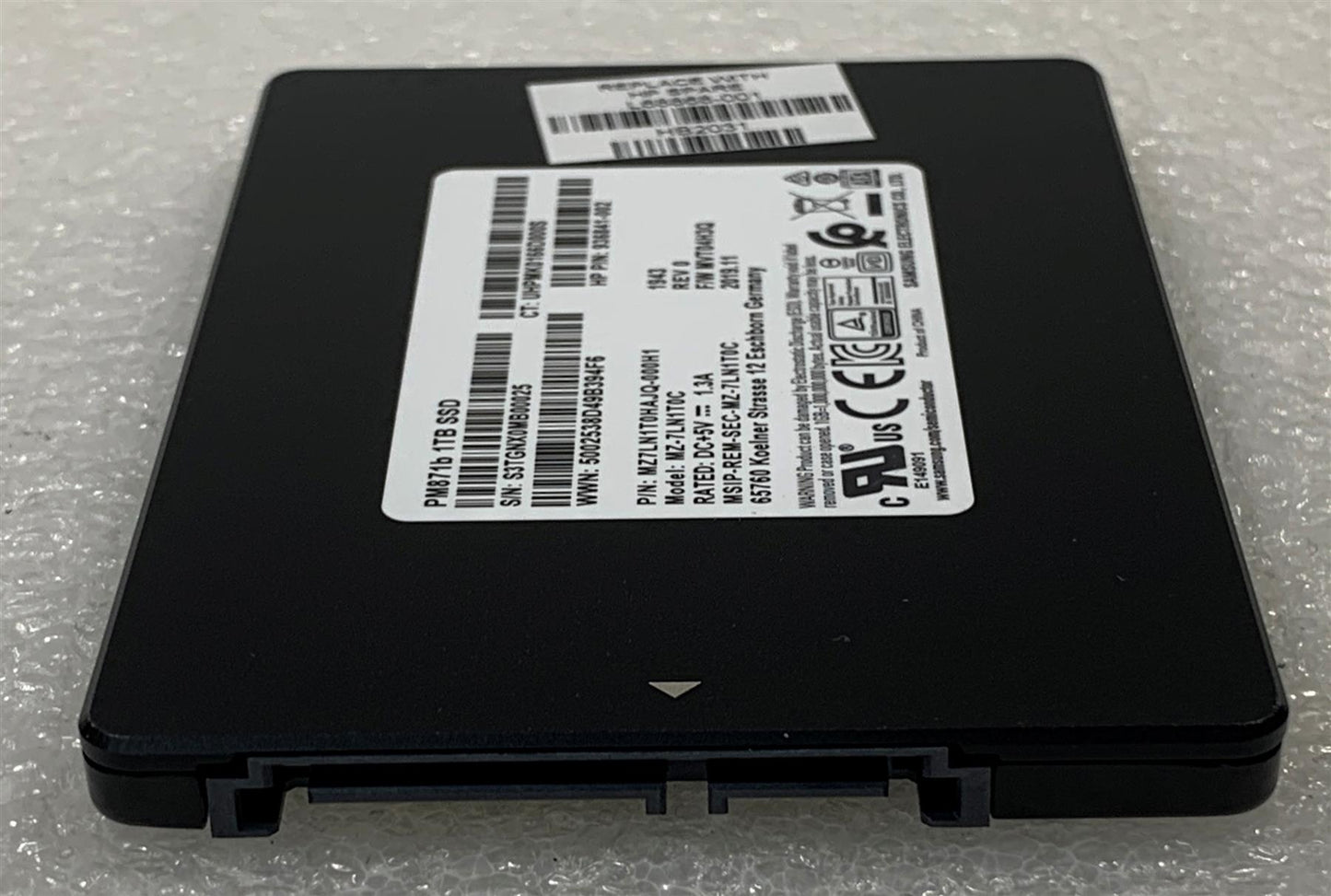 A102 - - HP ZBook 15 G6 L68868-001 1TB Samsung PM871b Solid State Drive SSD SATA NEW