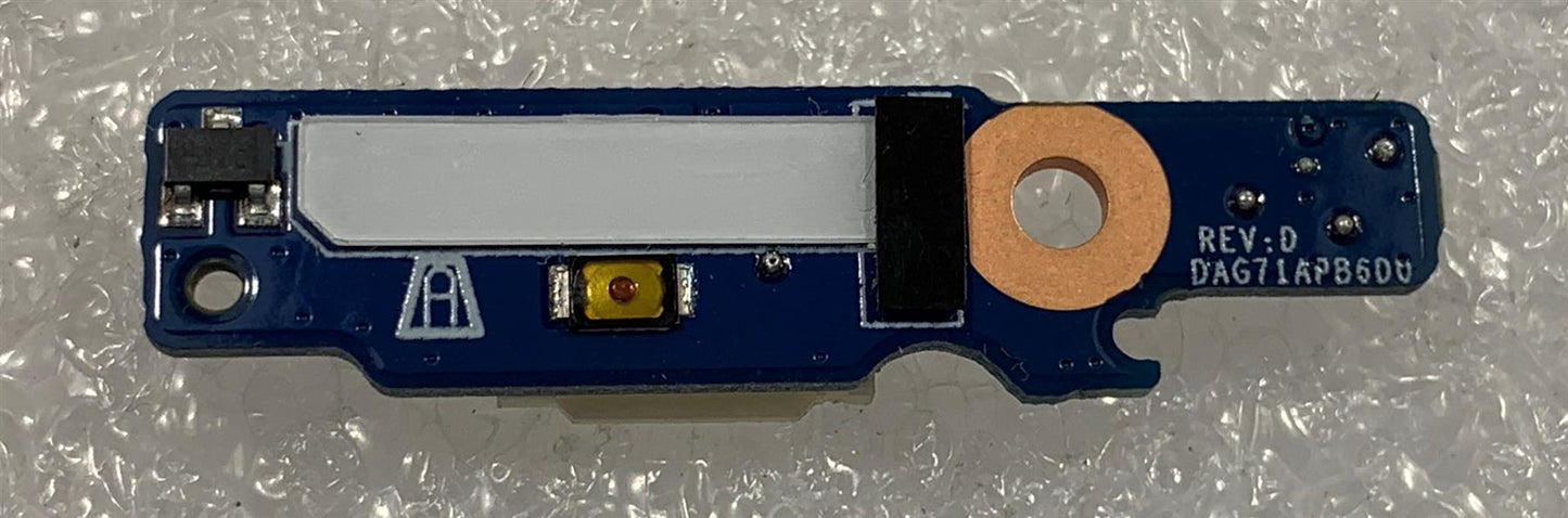 HP Pavilion Laptop 14-BK152SA DAG71APB600 Power Button PCB Board Genuine
