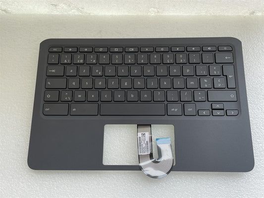 For HP Chromebook 11 G7 L52573-A41  Keyboard Palmrest Belgian French Genuine NEW