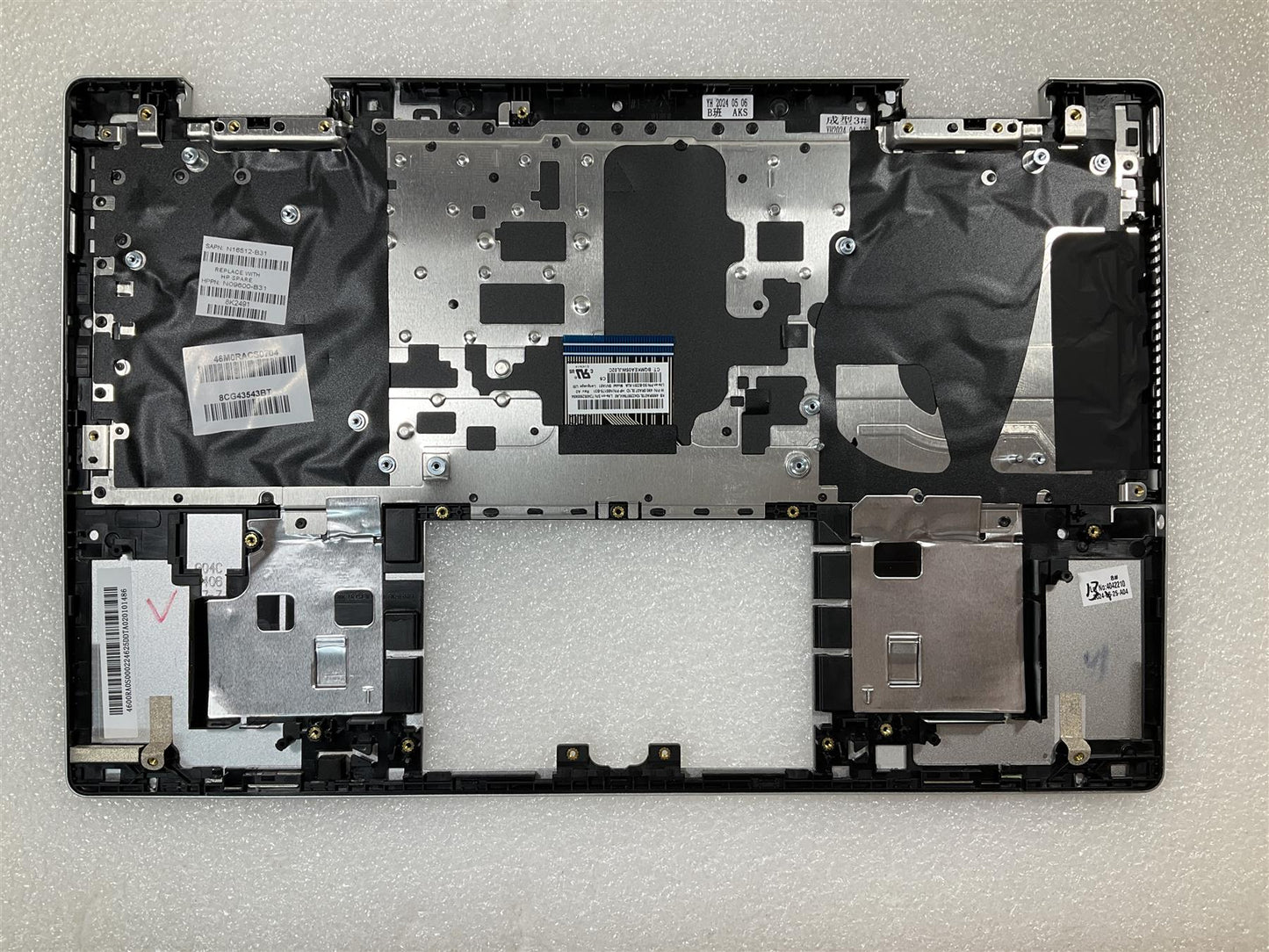 HP Pavilion 14-EK N16512-B31 N09600-B31 US int. English International also named dutch Keyboard Palmrest NEW