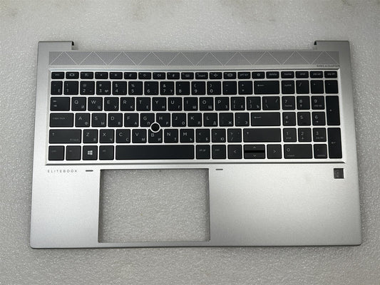 For HP EliteBook 855 G8 M53308-251 Russian Russ Palmrest Keyboard Top Cover NEW