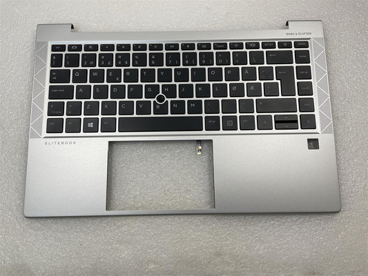 For HP EliteBook 840 845 G7 M15208-091 Norwegian Norway Palmrest Keyboard NEW