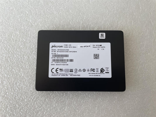 HP 795969-001 903104-001 Micron 1100 MTFDDAK512TBN 512GB SATA Solid State Drive