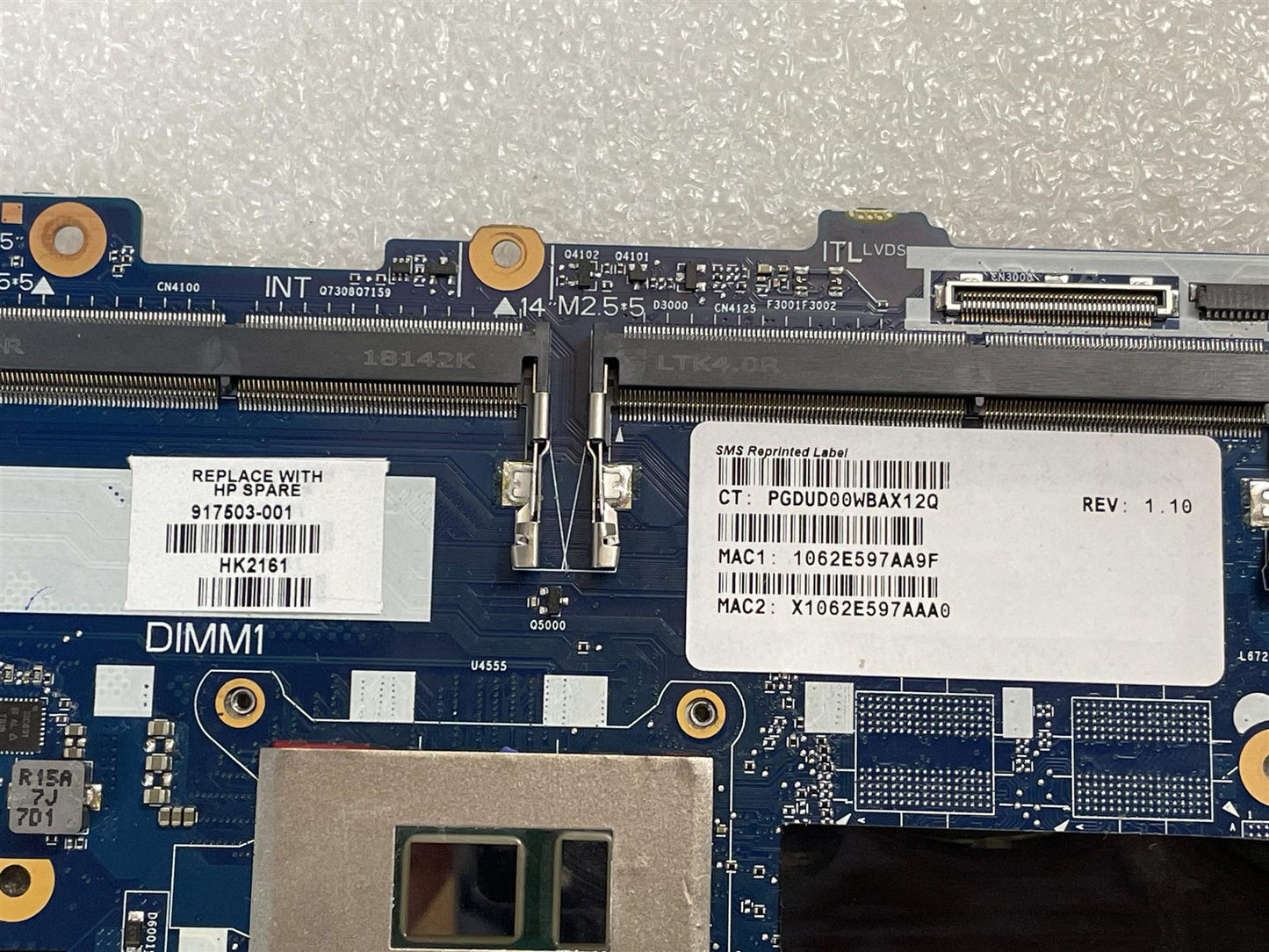 For HP EliteBook 840 850 G4 Motherboard 917503-001 Intel - We are sending 917507