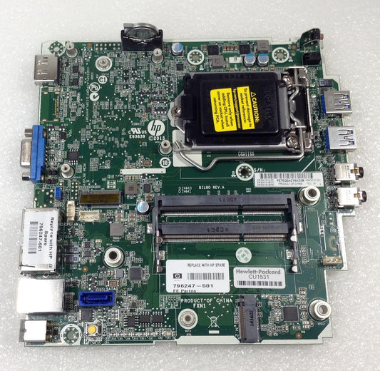 HP Prodesk 400 G1 796247-501 796247-001 796247-601 Motherboard Genuine NEW