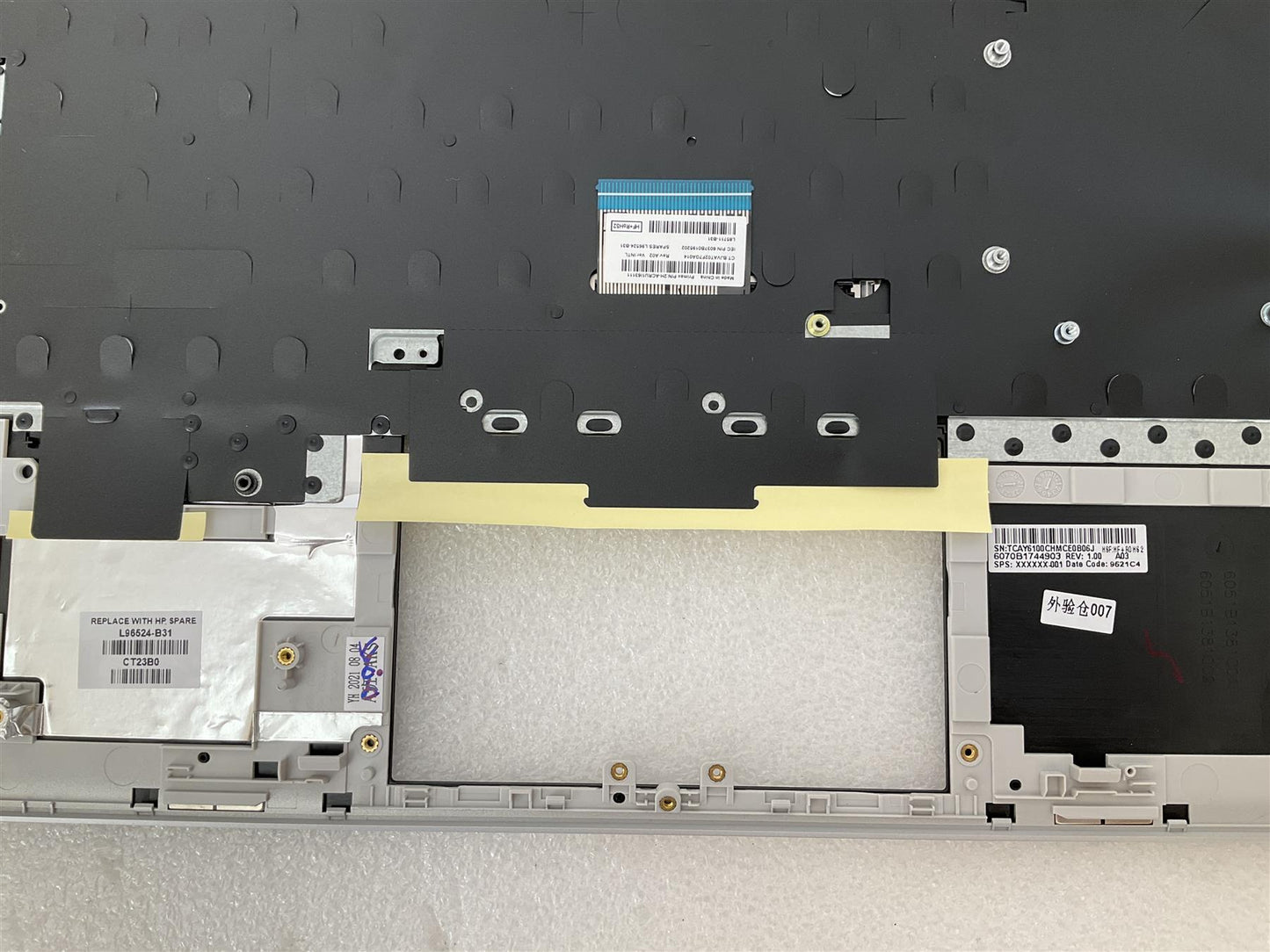 HP Pavilion X360 14-CD 14-DW M01292-B31 US int. English International also named dutch Keyboard Palmrest NEW