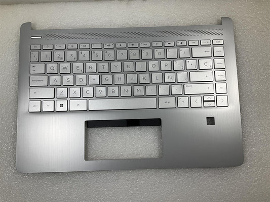 For HP 14-DQ 14S-DQ 14-FQ 14S-FQ L68614-071 L61506-071 Spanish Palmrest Keyboard