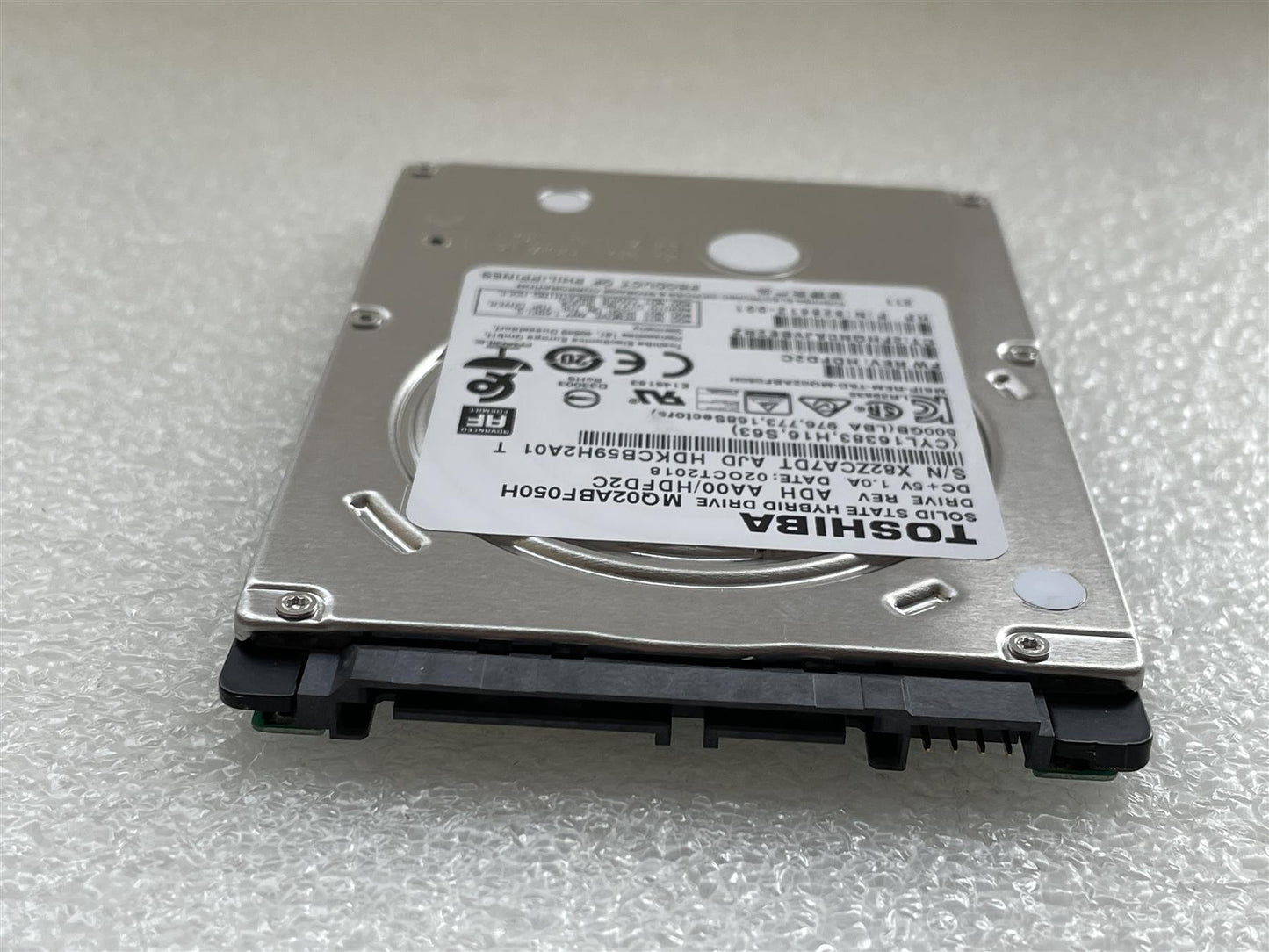 HP 865536-001 Toshiba MQ02ABF050H 500GB SATA 2.5 SSHD Solid State Hybrid Drive